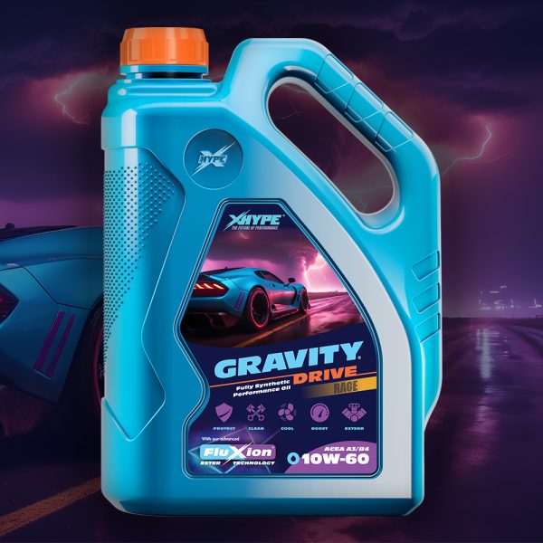 Gravity® Drive RAGE (10W-60) Performance Motor Oil